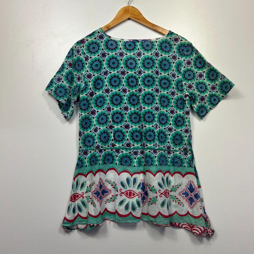 One Summer Multicolour Print Top - Size 12