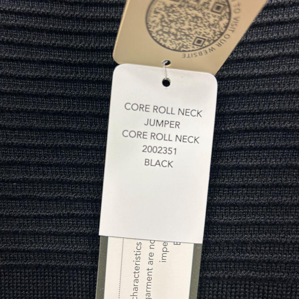 Millers Black Roll Neck Jumper - Size L