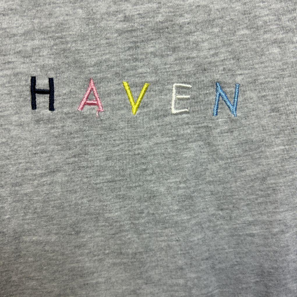 Haven Grey Cotton Top Sweatshirt Jumper - Size L/XL