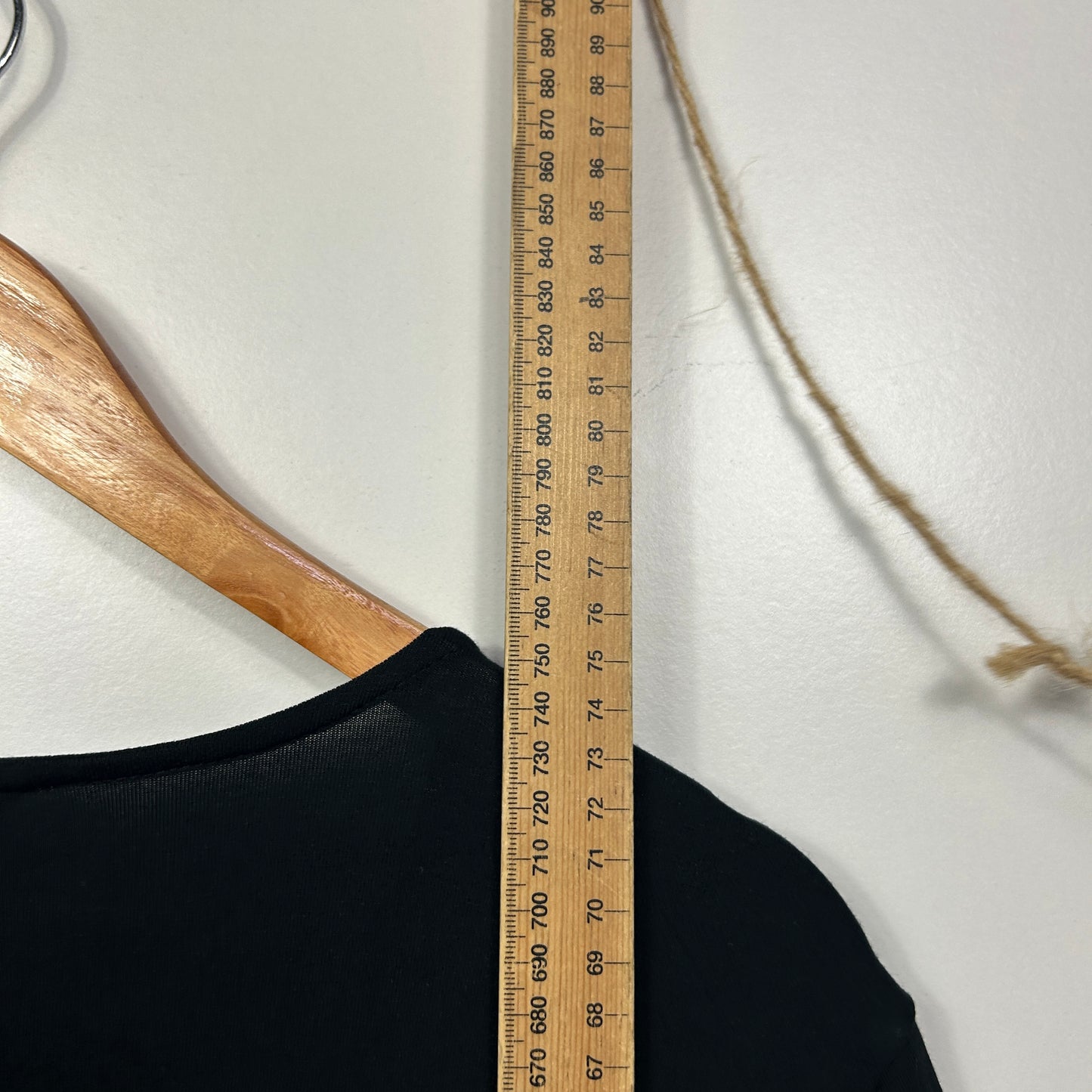 Beme Black Relaxed Fit Tunic Top - Size 14