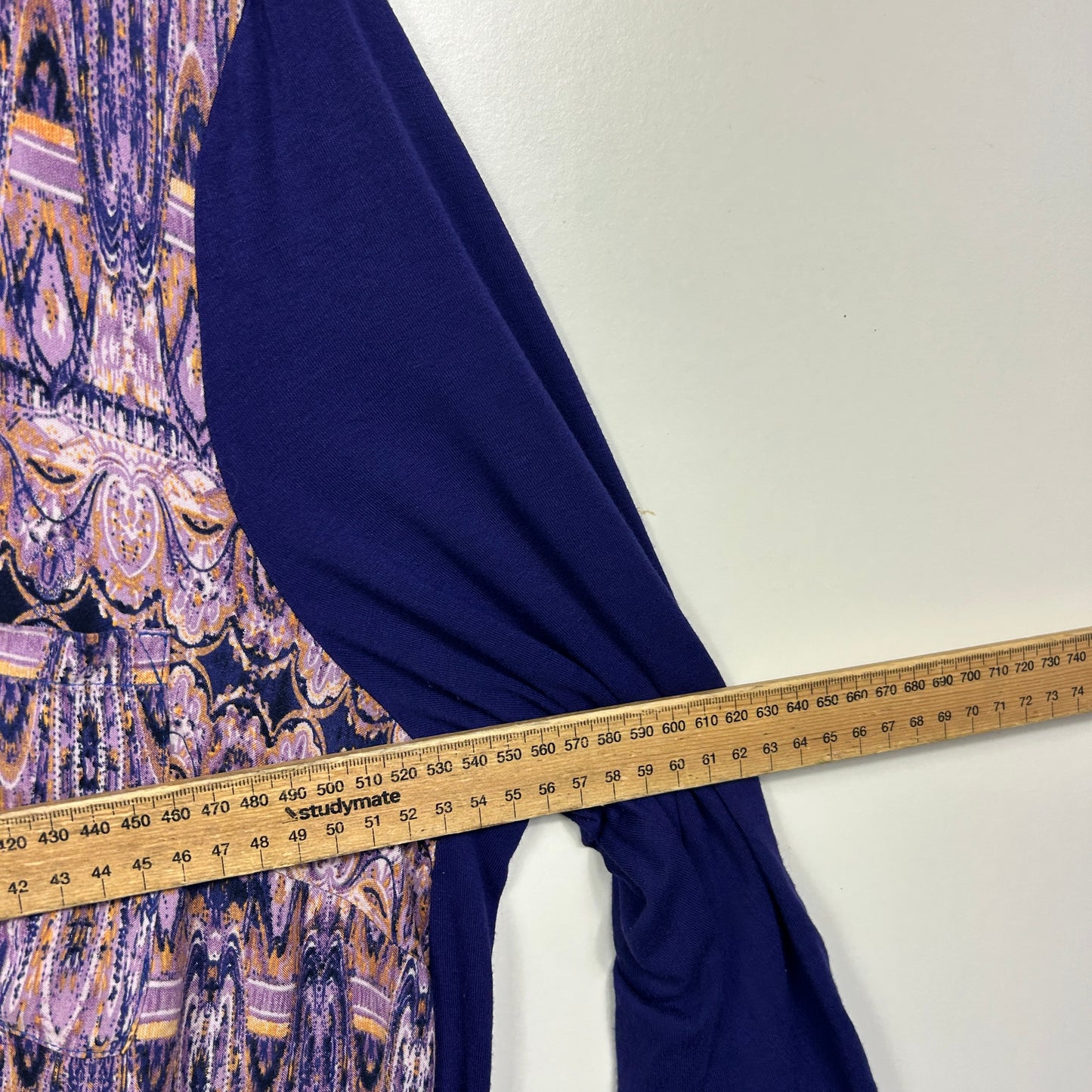 Autograph Navy Pink Tunic Top - Size 16