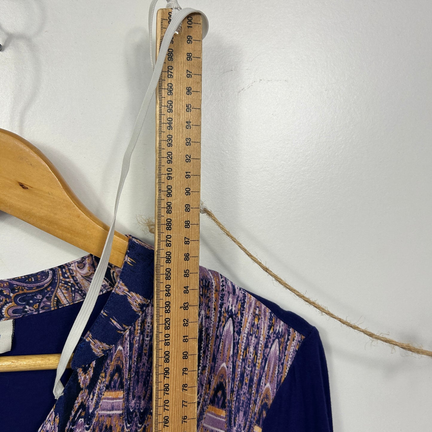 Autograph Navy Pink Tunic Top - Size 16