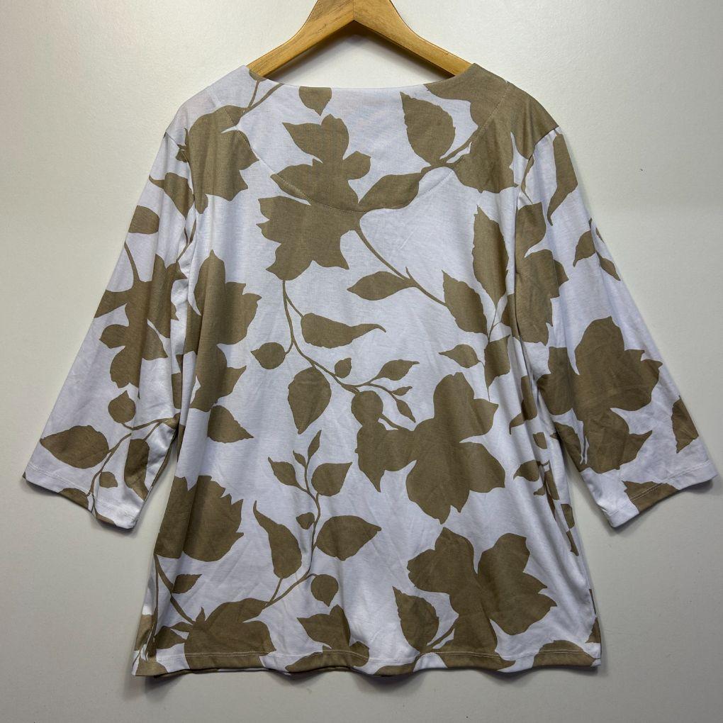 Millers White Khaki Top - Size 20