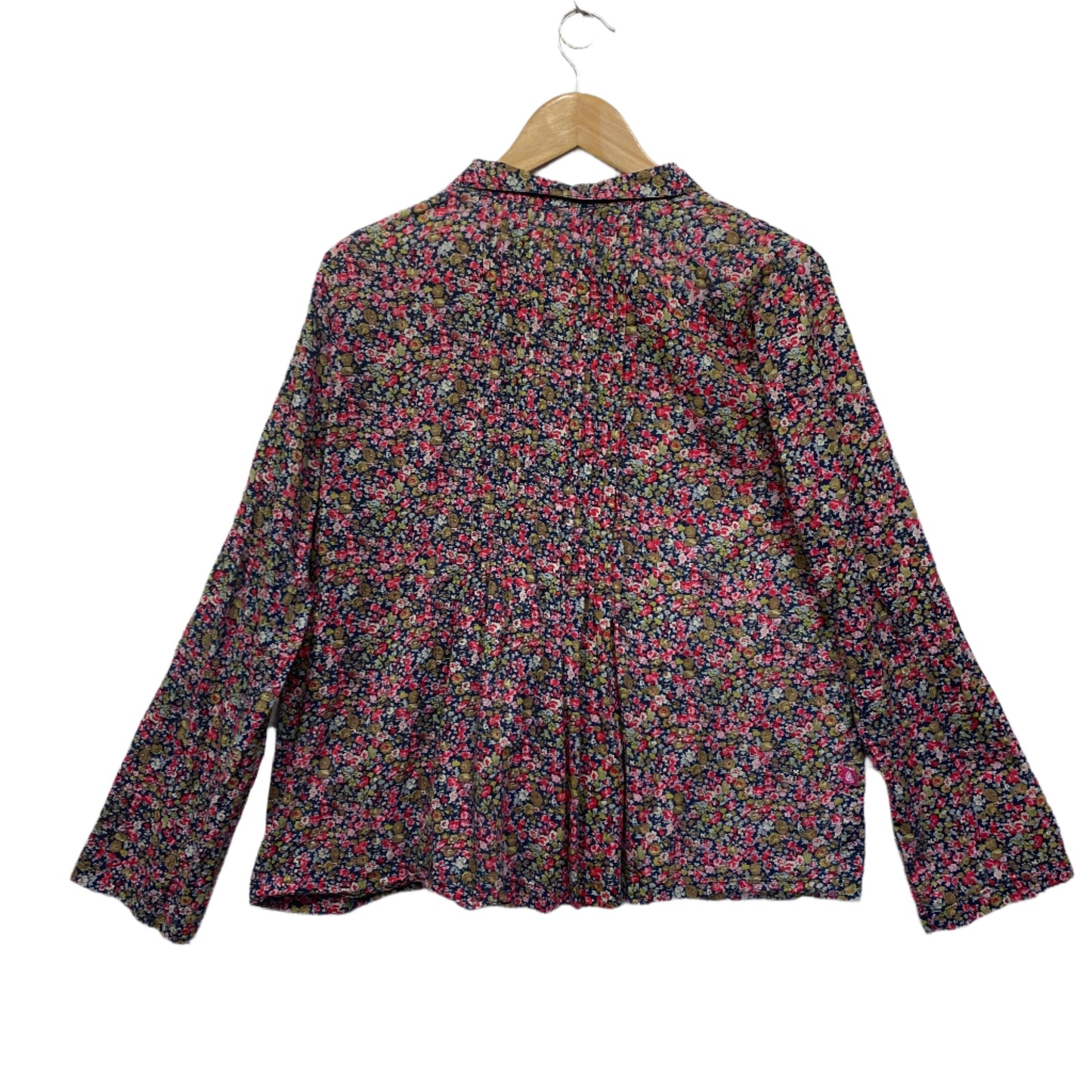 Boom Shankar Top Size 14 Long Sleeve Floral Button Up