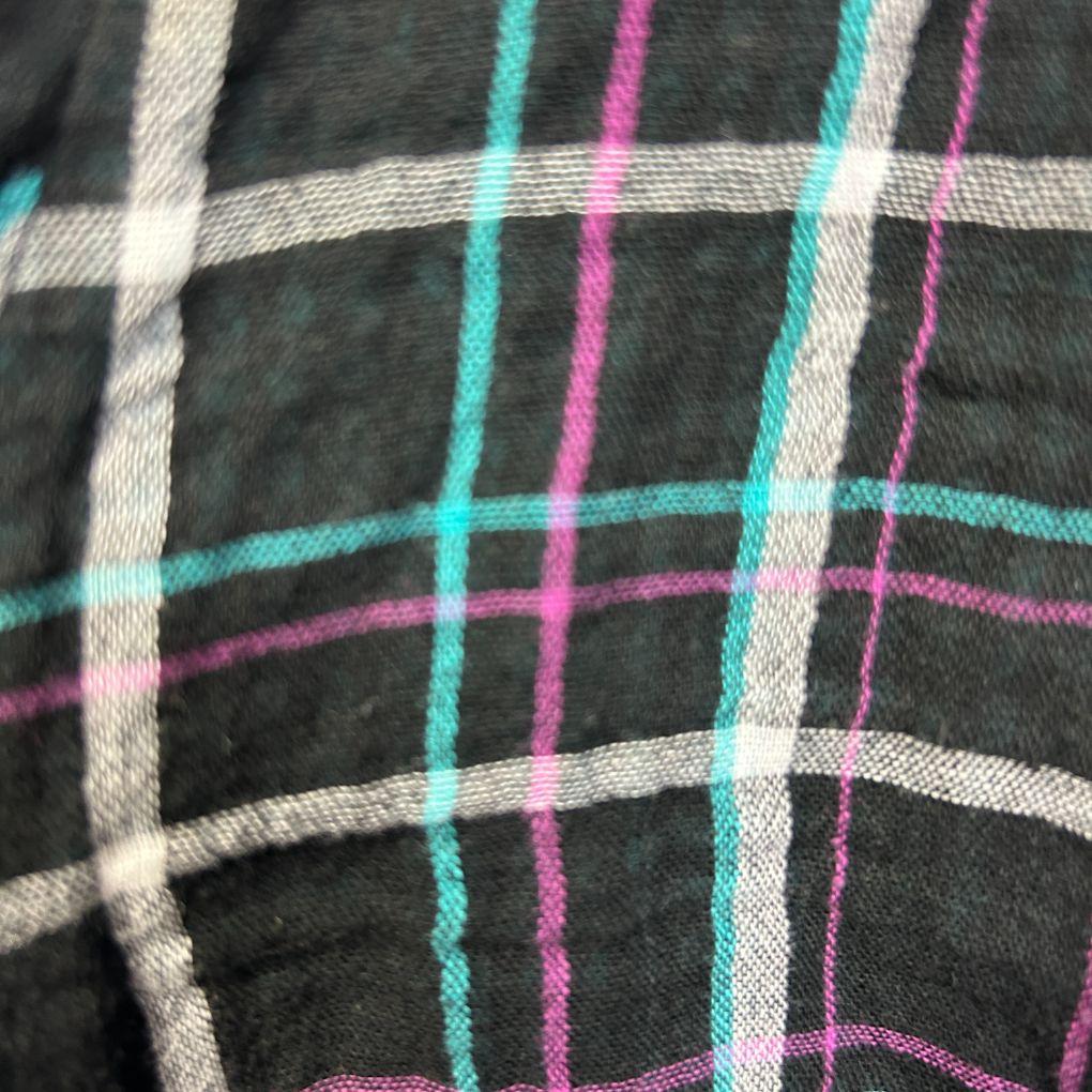 Millers Teal Check Cotton Top - Size 22