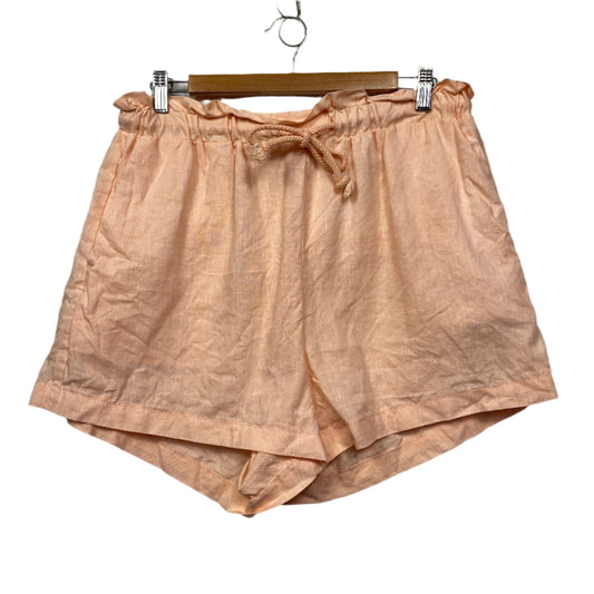 Target Linen Shorts Size Large Peach Pockets