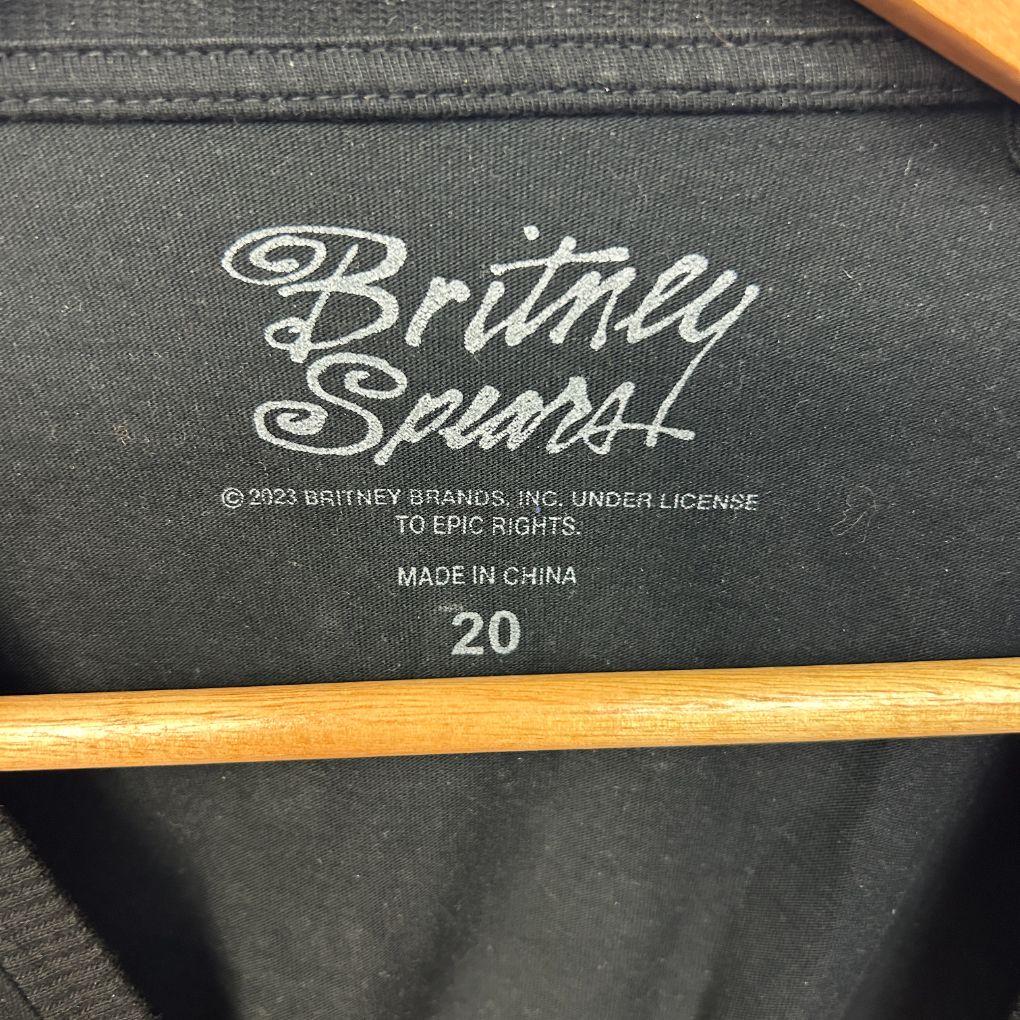 Britney Spears Black Top - Size 20