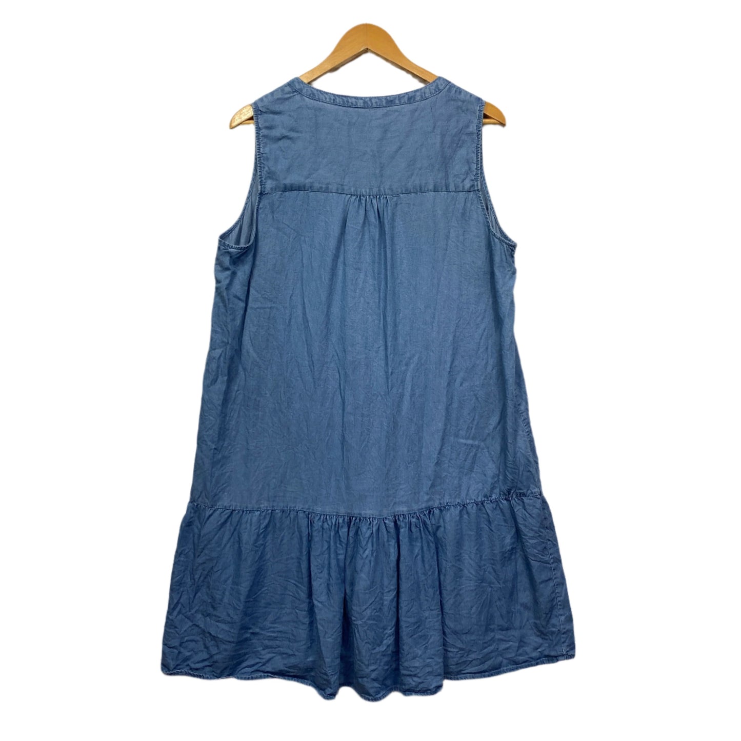 Katies Dress Size 18 Plus Sleeveless Chambray Lyocell