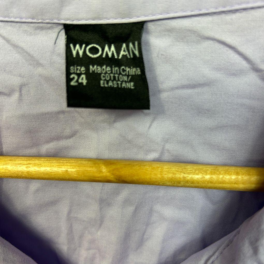 Woman Lilac Cotton Top - Size 24