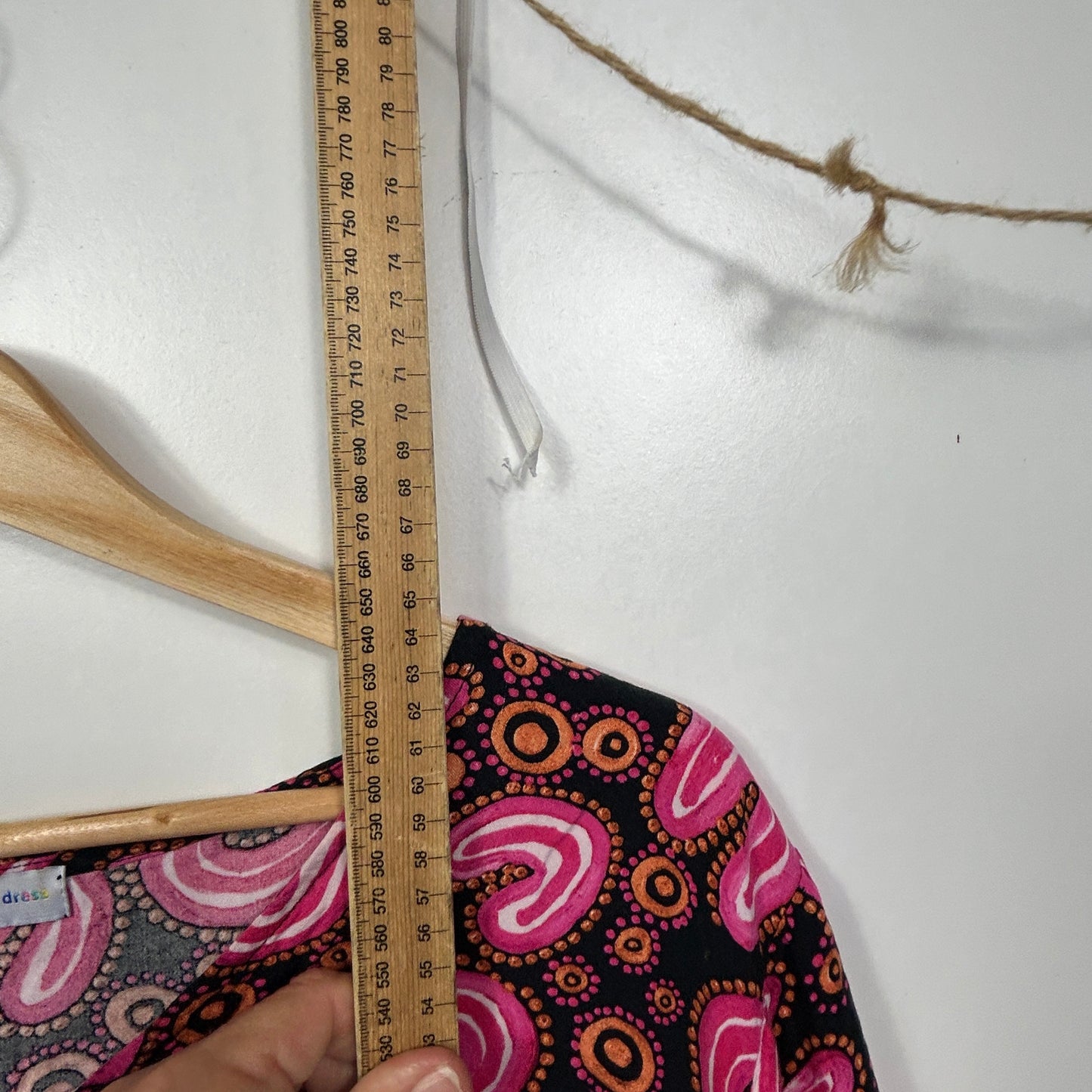 Little Party Dress Pink Paisley Top - Size 14