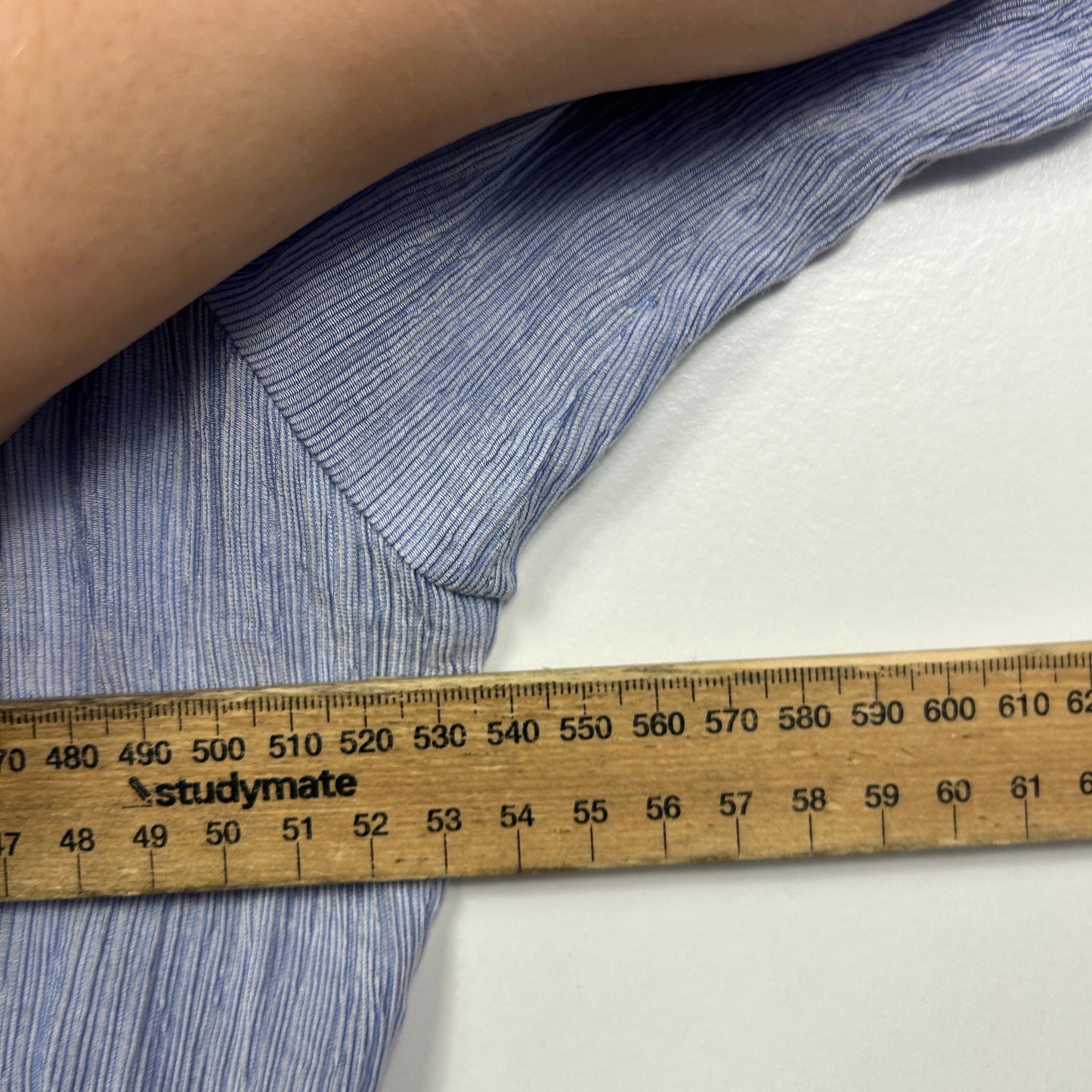 City Chic Blue Off-Shoulder Ruffle Top - Size S/16