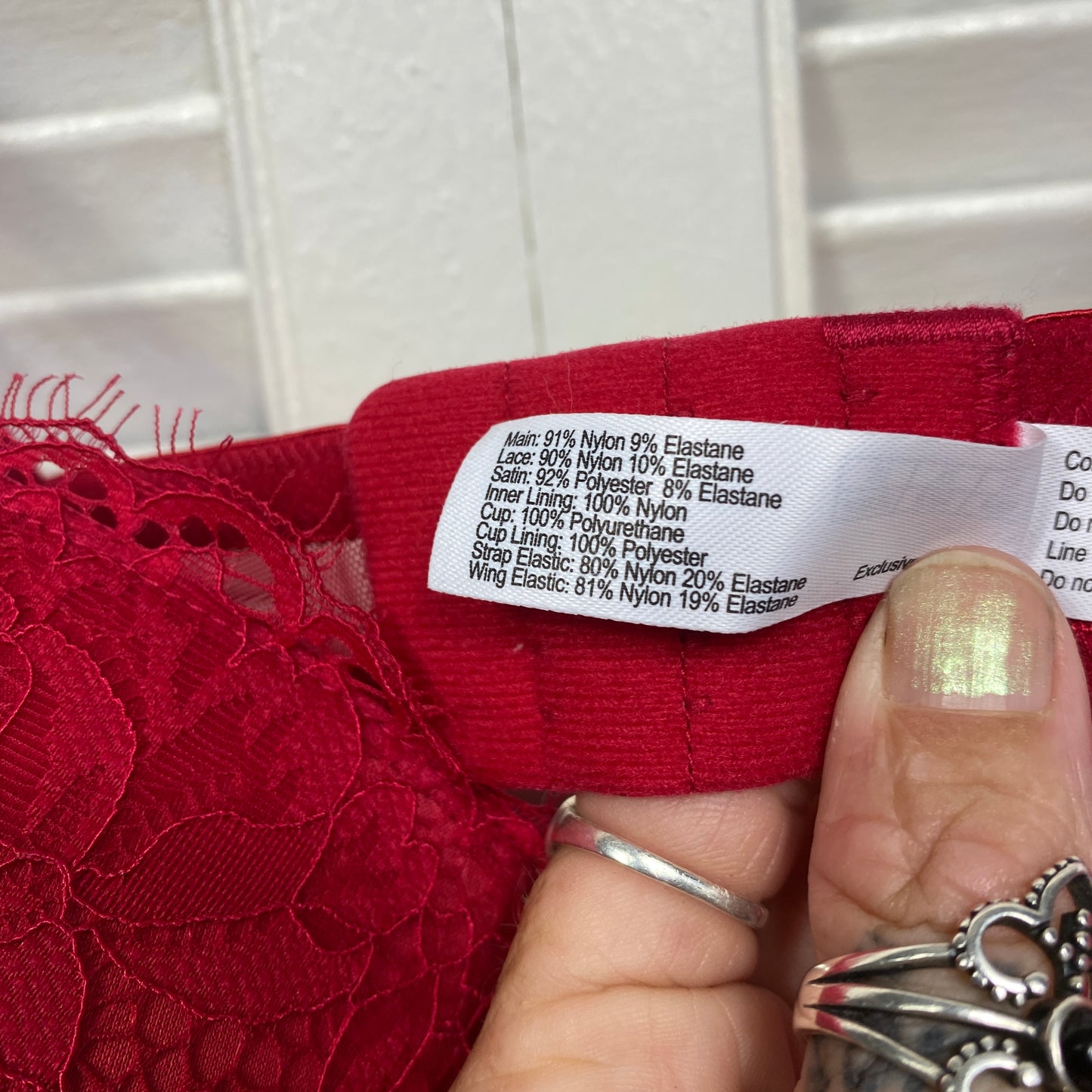 Bras N Things Lingerie Sleepwear Size 16 E/F Red