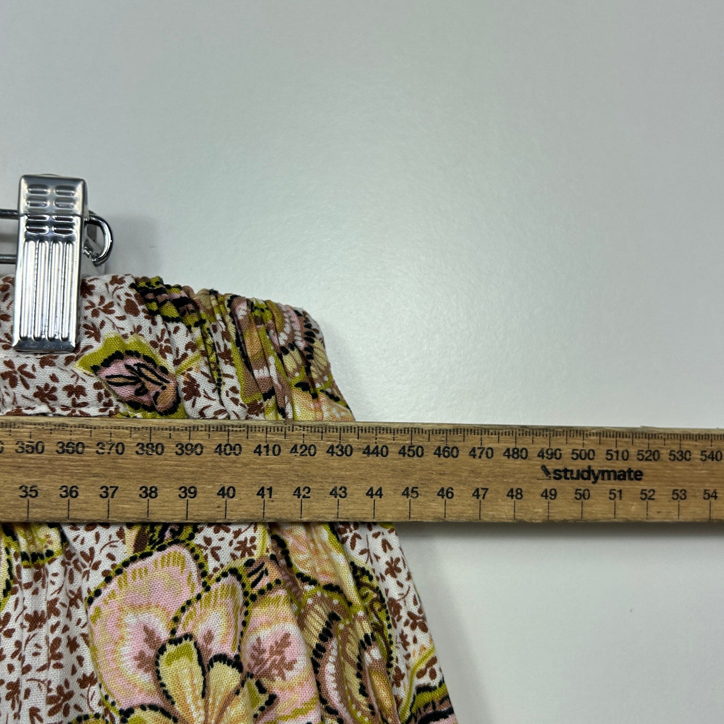 Target Paisley Floral Print Linen Blend Maxi Skirt w/ Pockets - Size 20