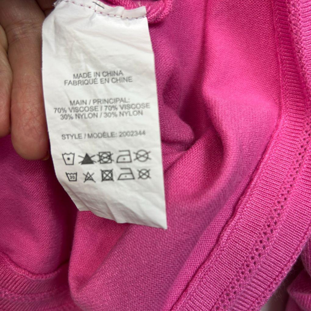 Millers Crop Pink Cardigan - Size M