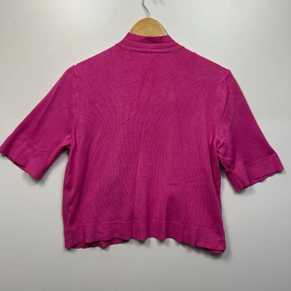 Millers Crop Pink Cardigan - Size M
