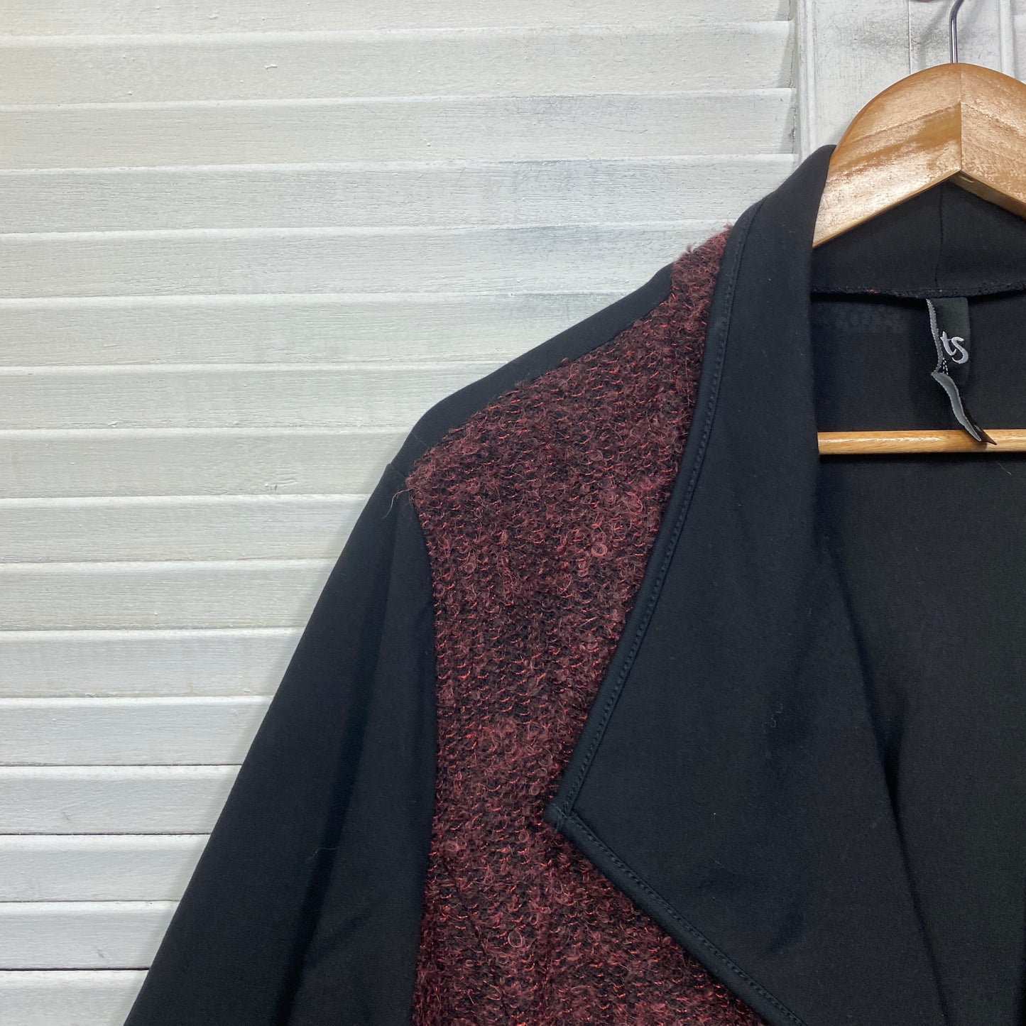 Taking Shape Jacket Blazer Size 18 Medium Black Pockets Long Sleeve