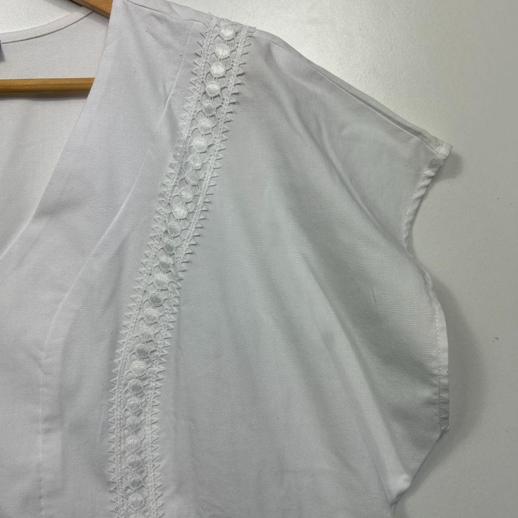 Autograph Cotton White Top - Size 20