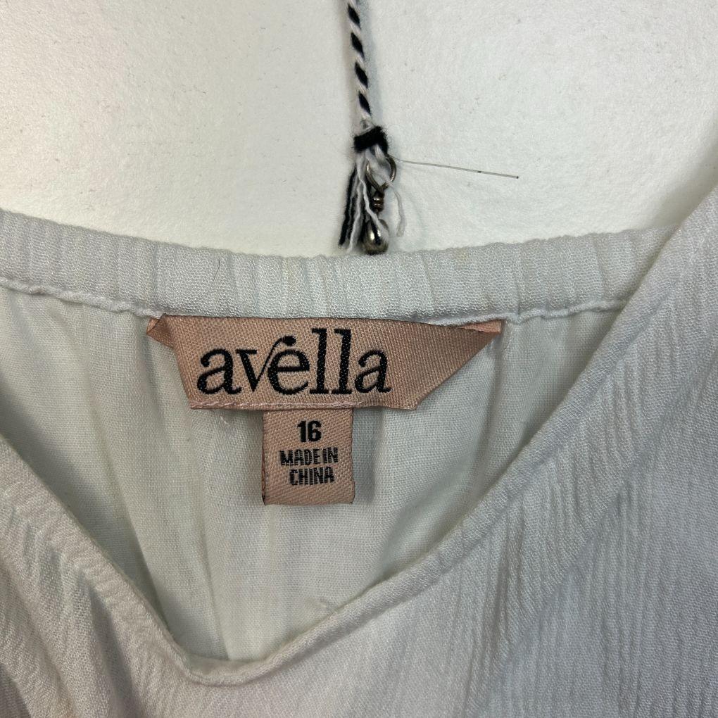 Avella Blue Dress - Size 16 (fault)