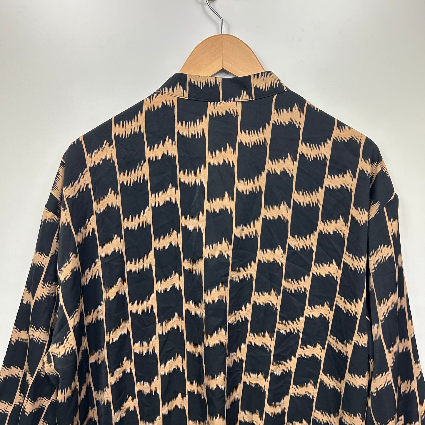 Shein Top Size 14 Large Long Sleeve Black