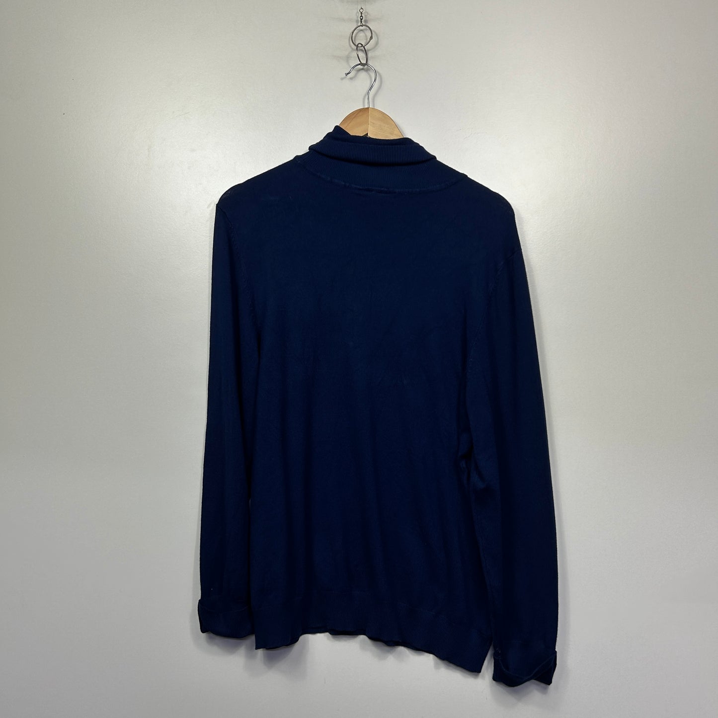 Millers Navy Turtleneck Knit Jumper - Size 2XL
