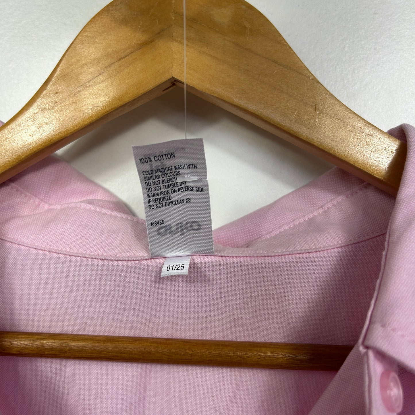 Anko Pink Cotton Oversized Shirt - Size 14