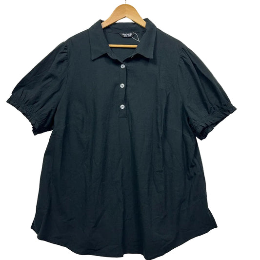 Bloomchic Cotton Black Shirt - Size 26/28