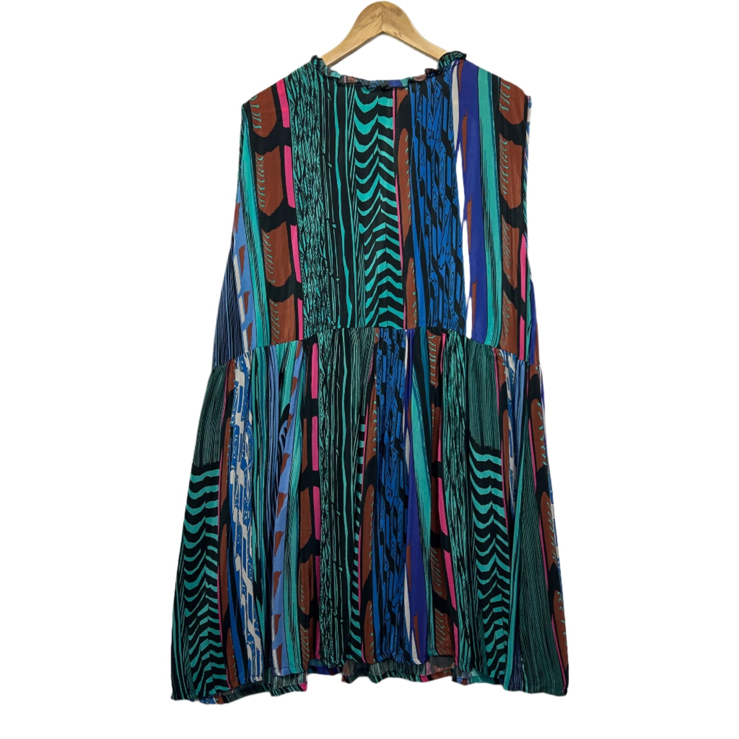 Taking Shape Top or Short Dress Size 20 Sleeveless Multicoloured