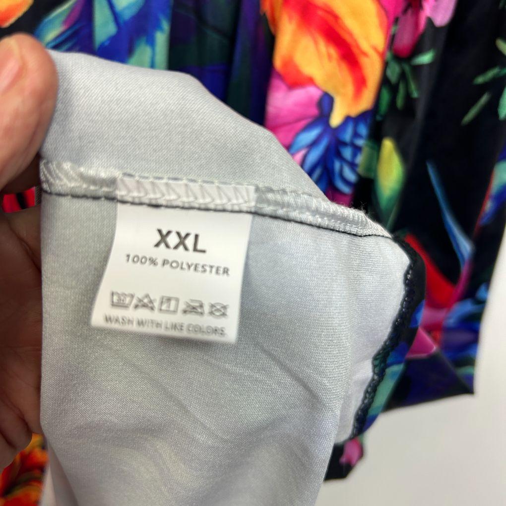 Multicoloured Floral Skirt - Size 2XL