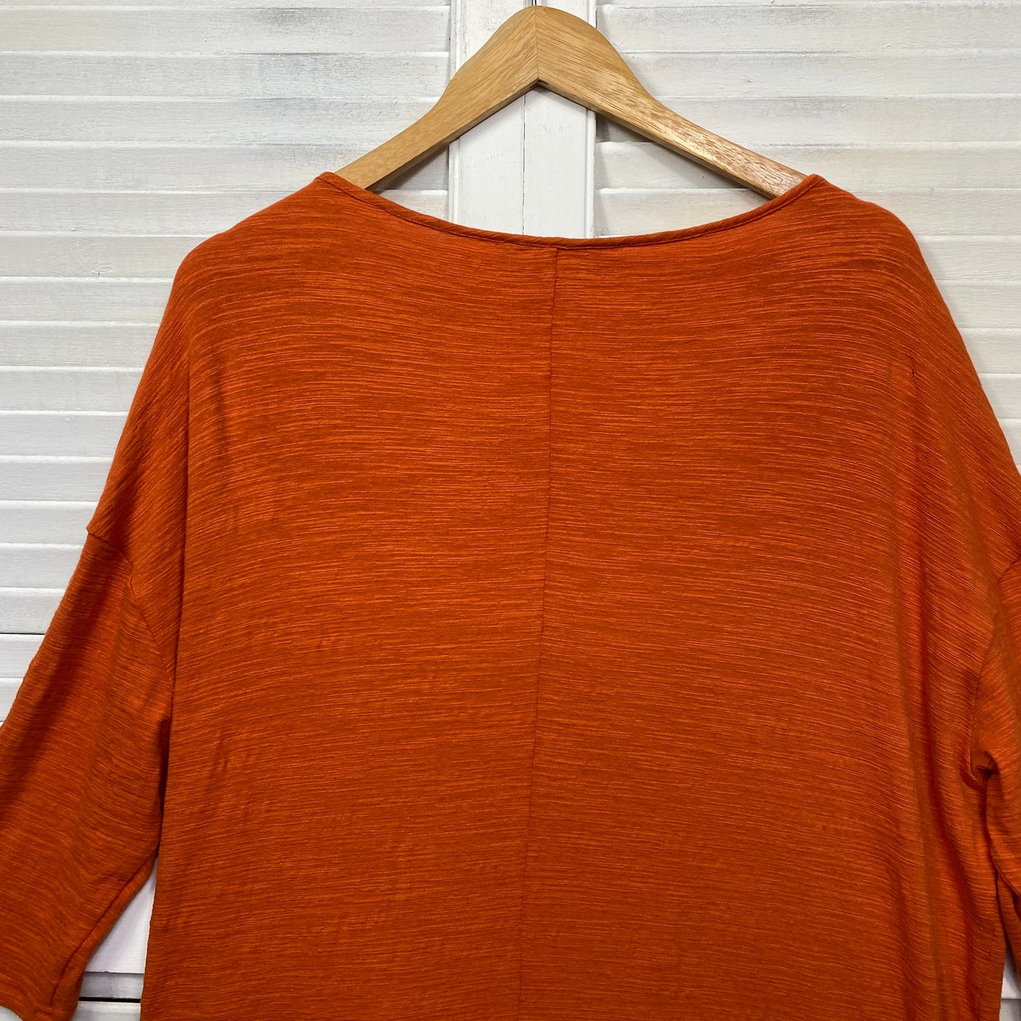 Motto Fashions Dress Size 18 Orange Long Sleeve Midi Length