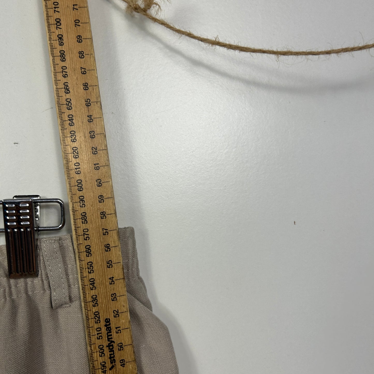 Millers Beige Linen Shorts - Size 16