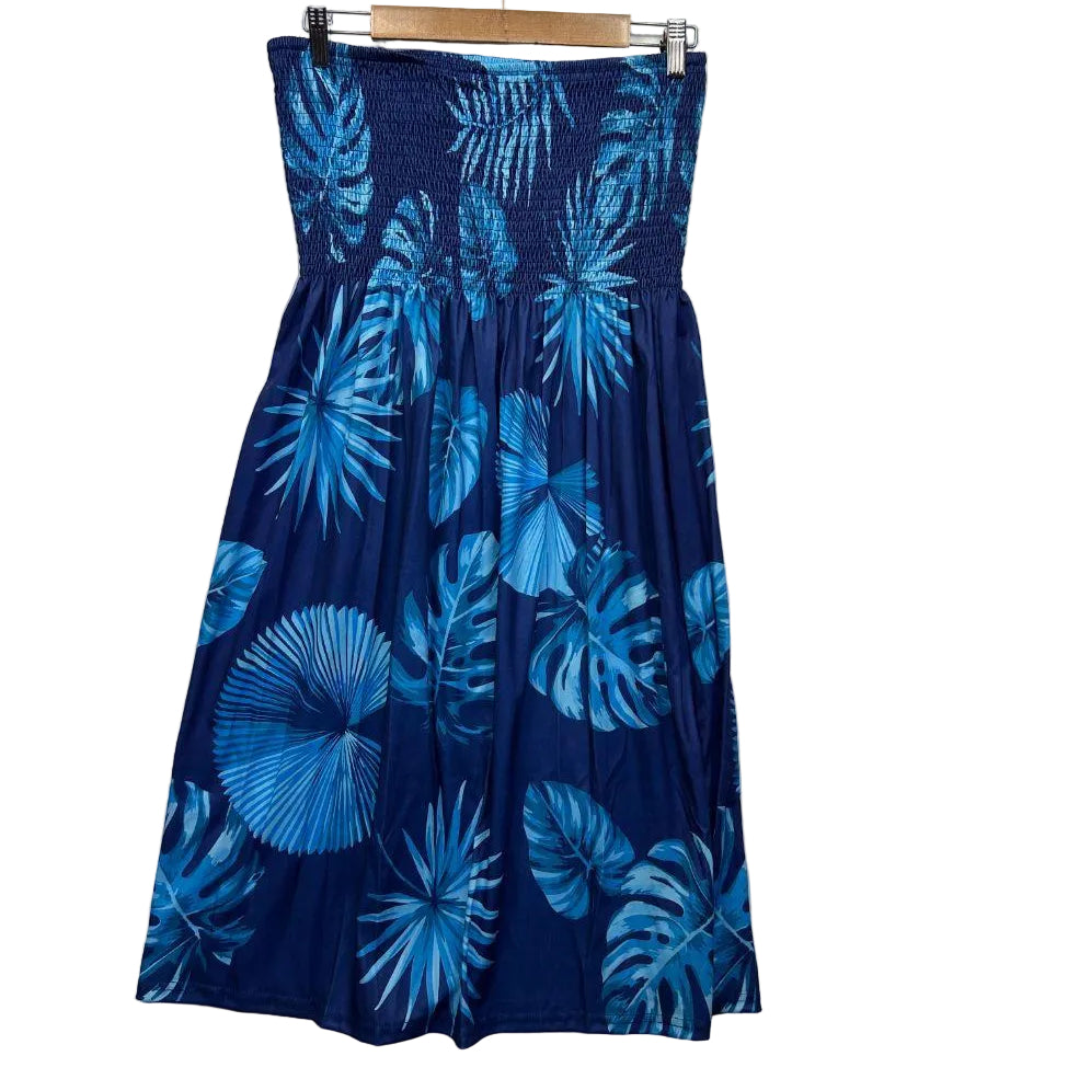 Blue Sleeveless Dress / Skirt - Size XXL