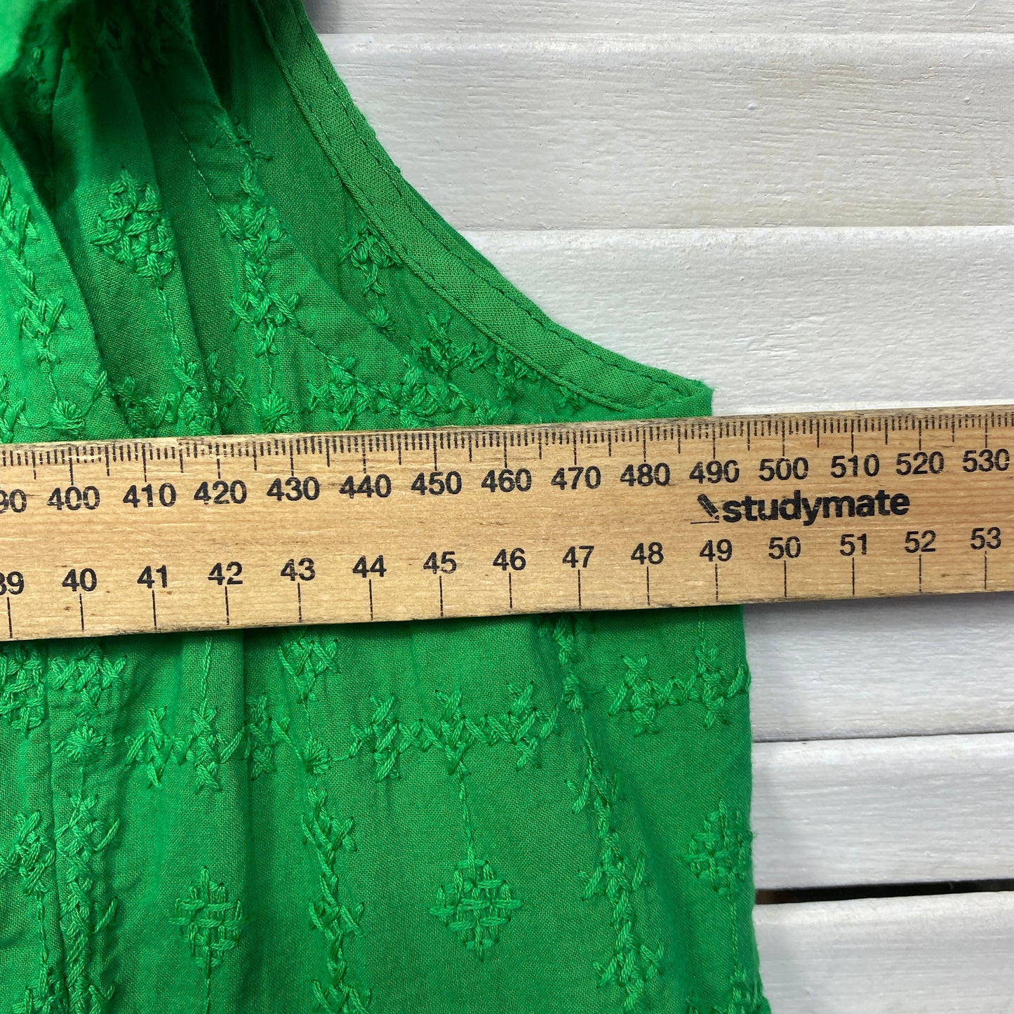 Worthier Dress Size Large Sleeveless Green Midi Length