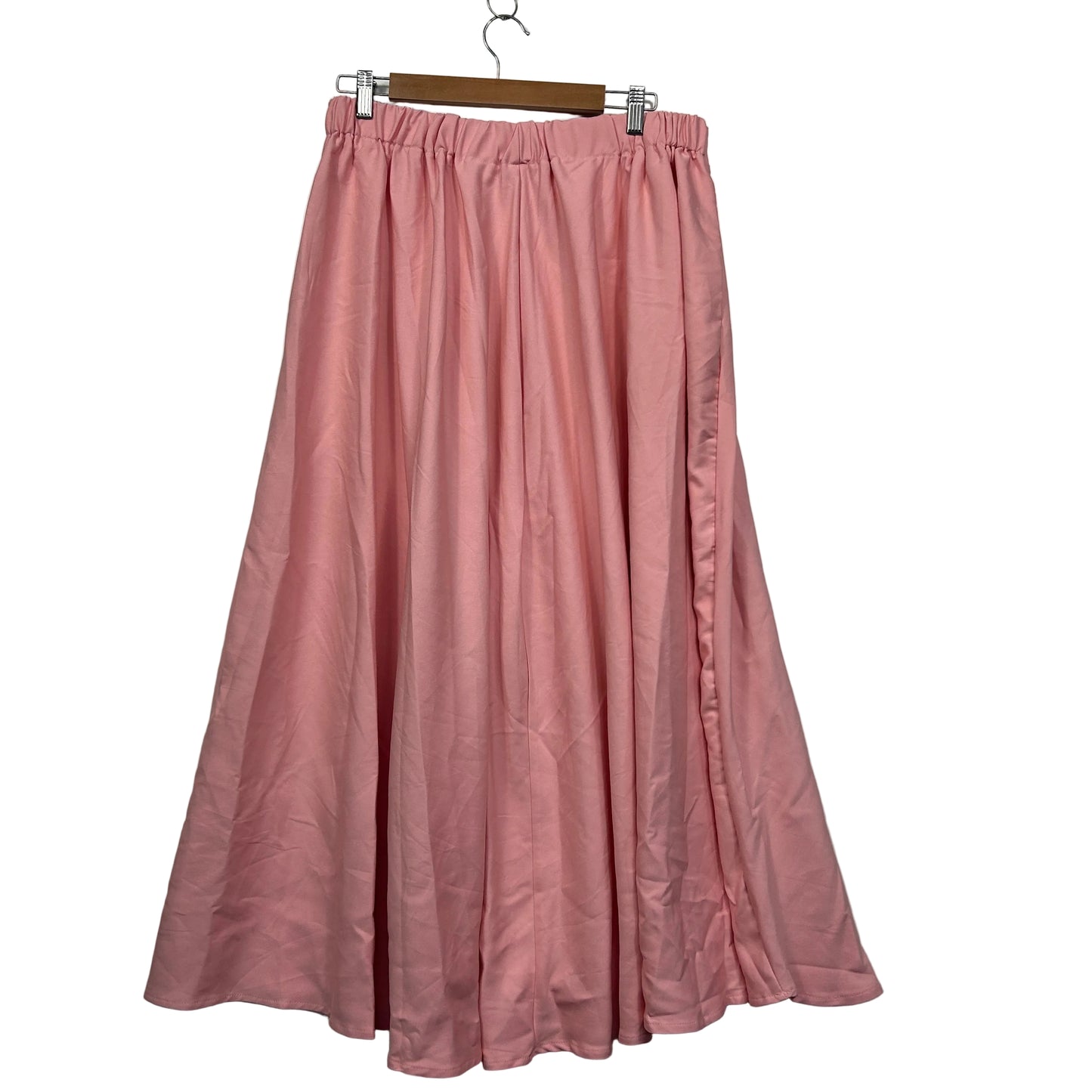 Shein Curve Pink Pleated Skirt - Size 0XL