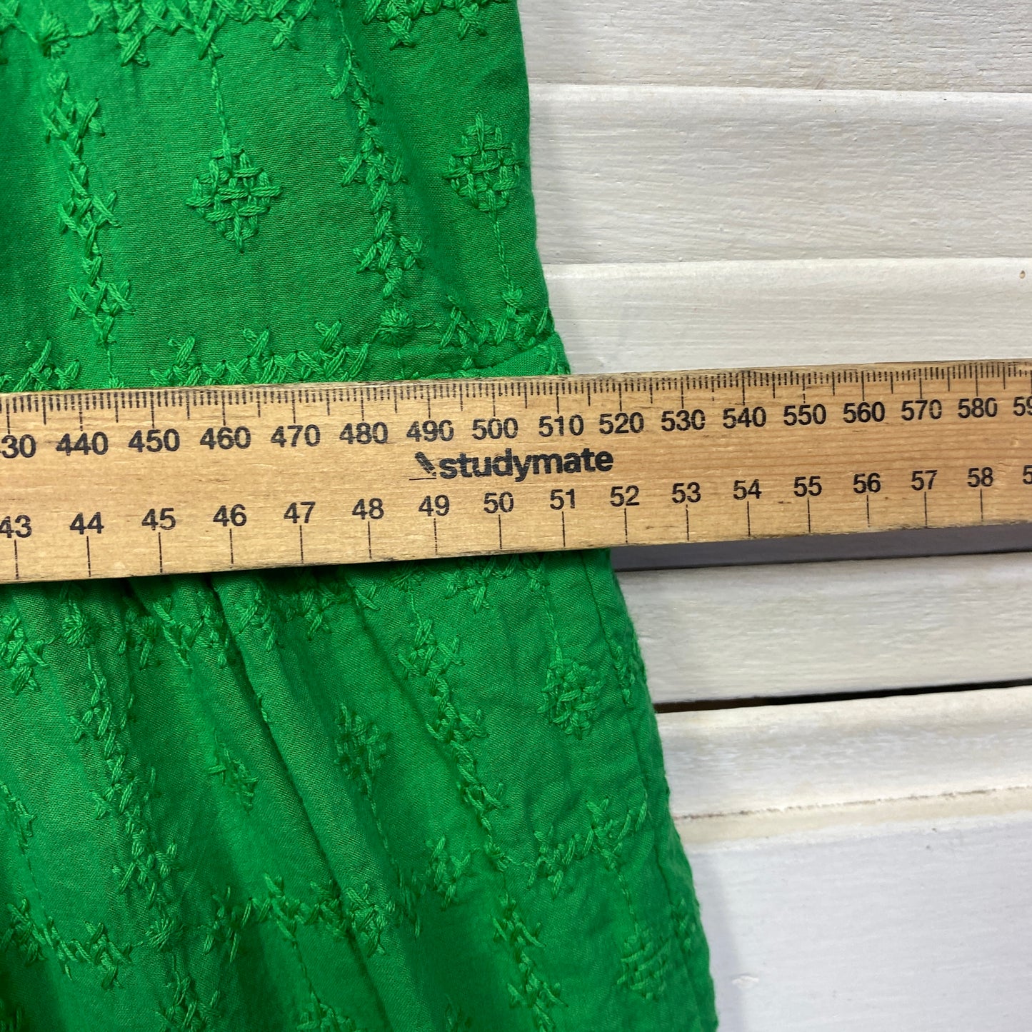 Worthier Dress Size Large Sleeveless Green Midi Length