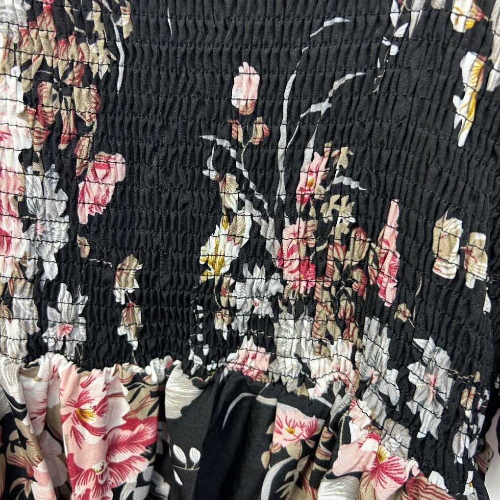 Black Floral Dress - Size 2XL