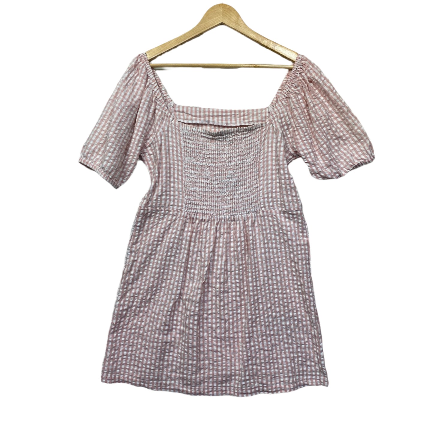 Cotton On Dress Size 14 Pink Gingham Check