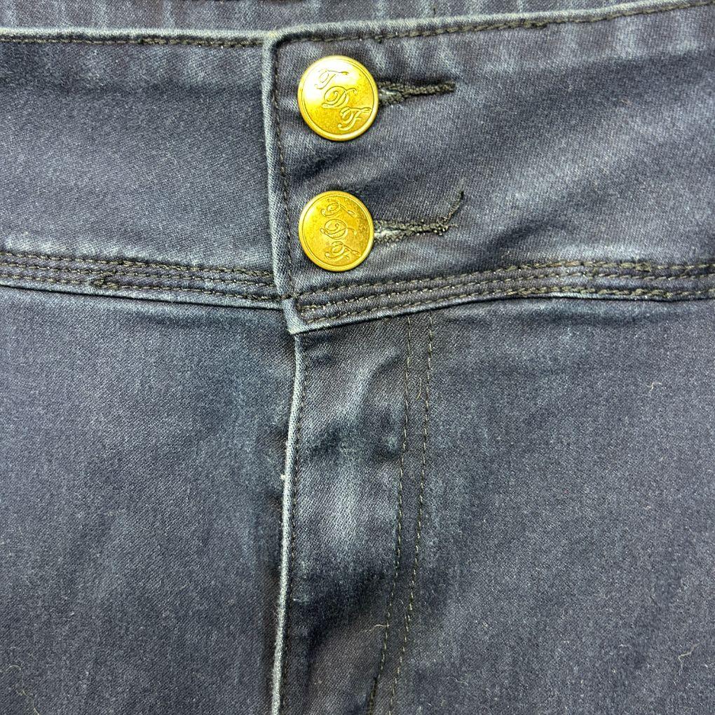 City Chic Blue Dark Wash Jeans - Size 16