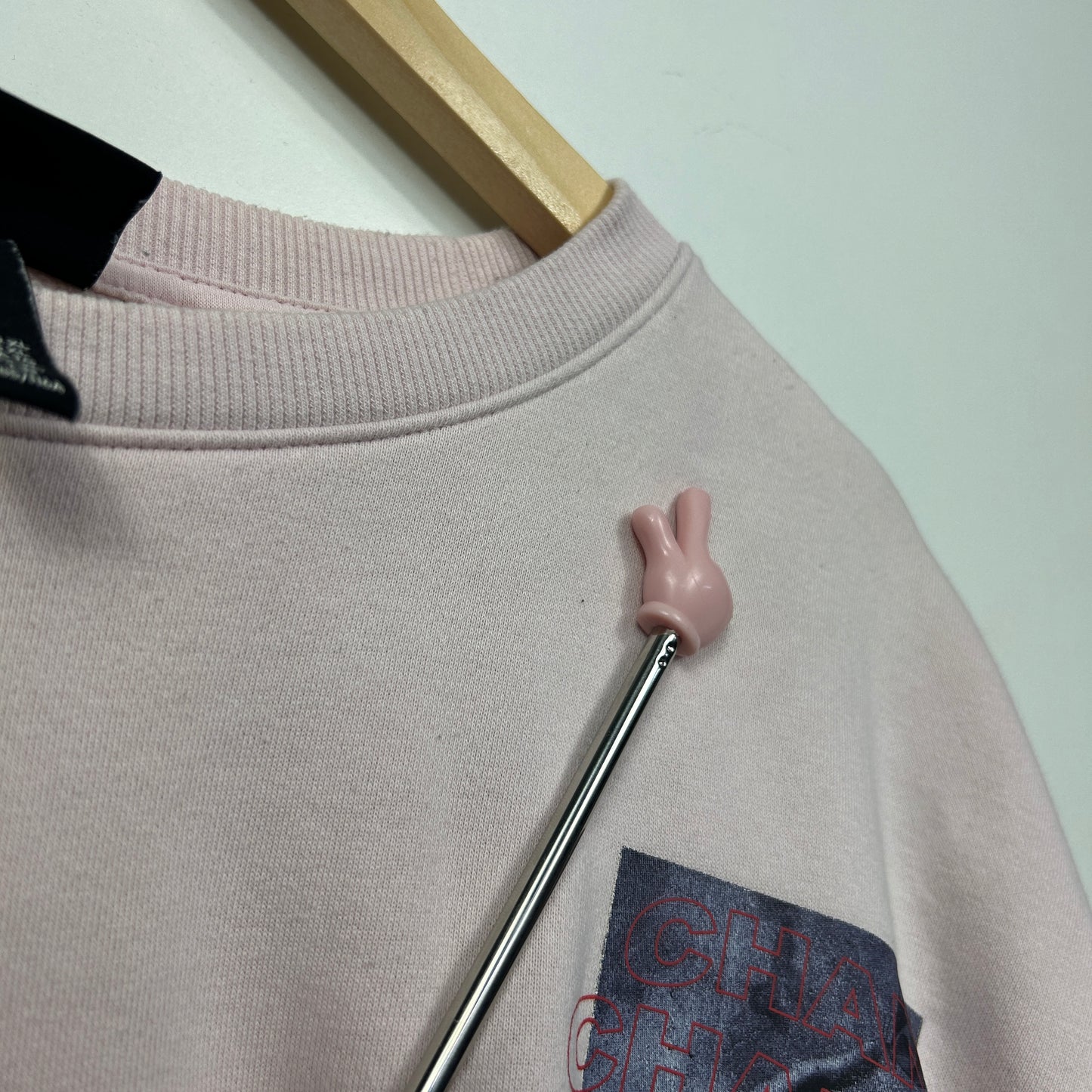 H&M Pink Long Sleeve Sweatshirt Jumper - Size XL