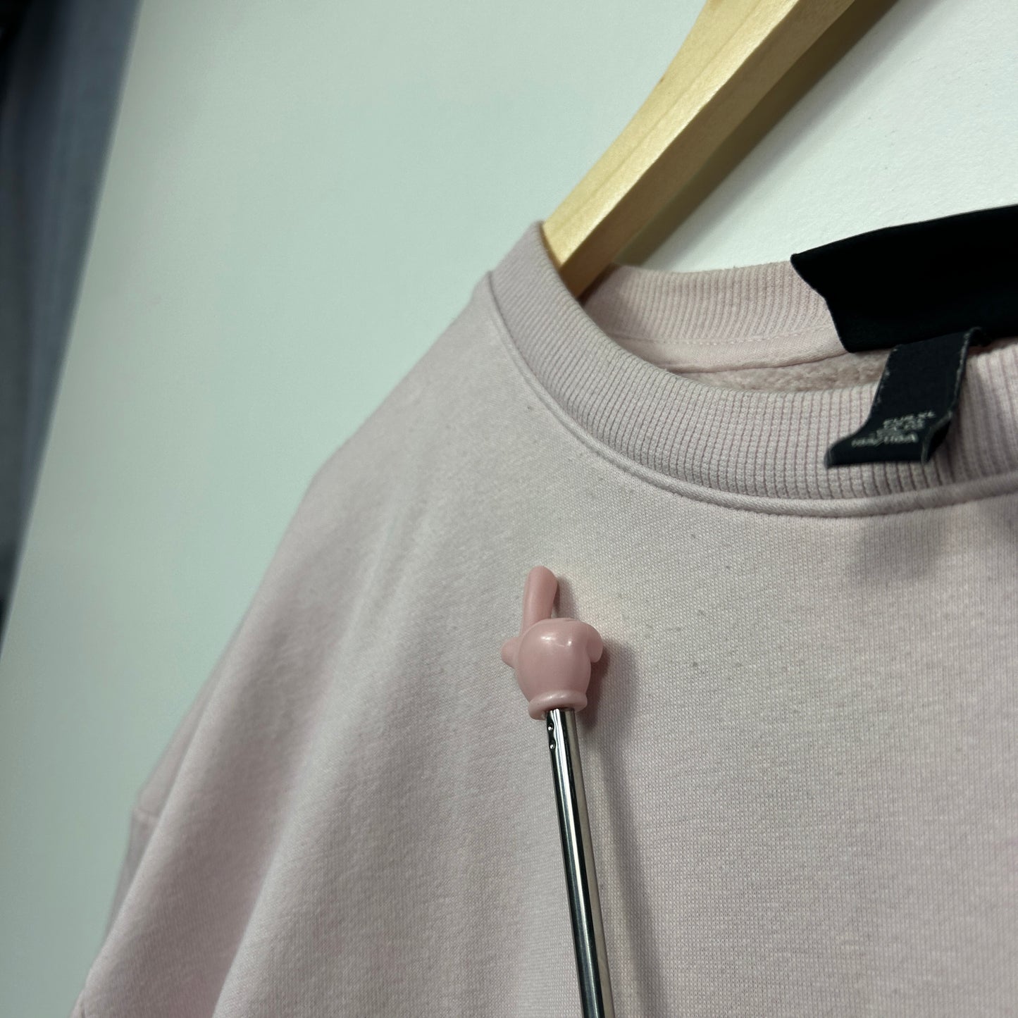 H&M Pink Long Sleeve Sweatshirt Jumper - Size XL