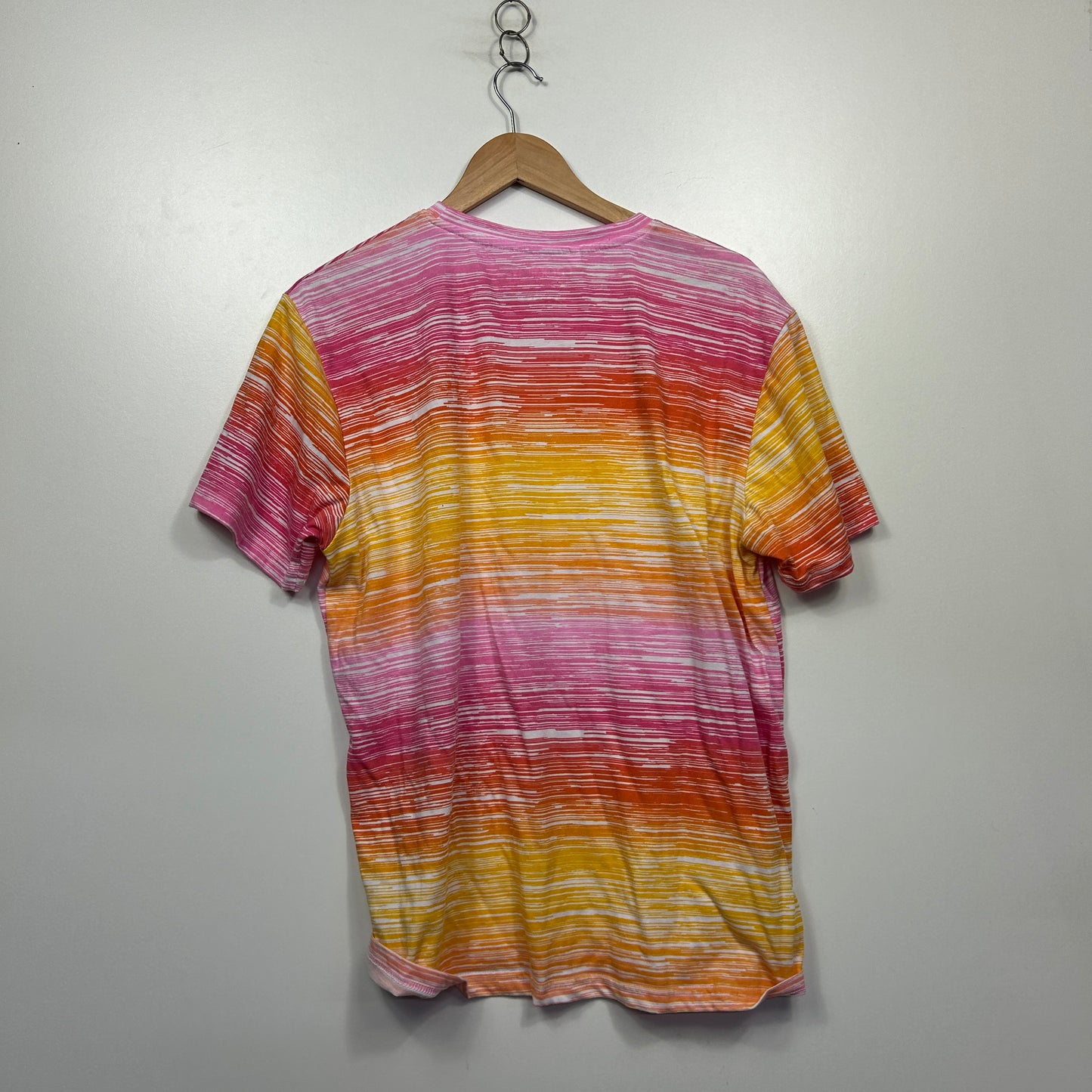 Prodigy Clothing Multicoloured Striped Activewear Top - Size Large