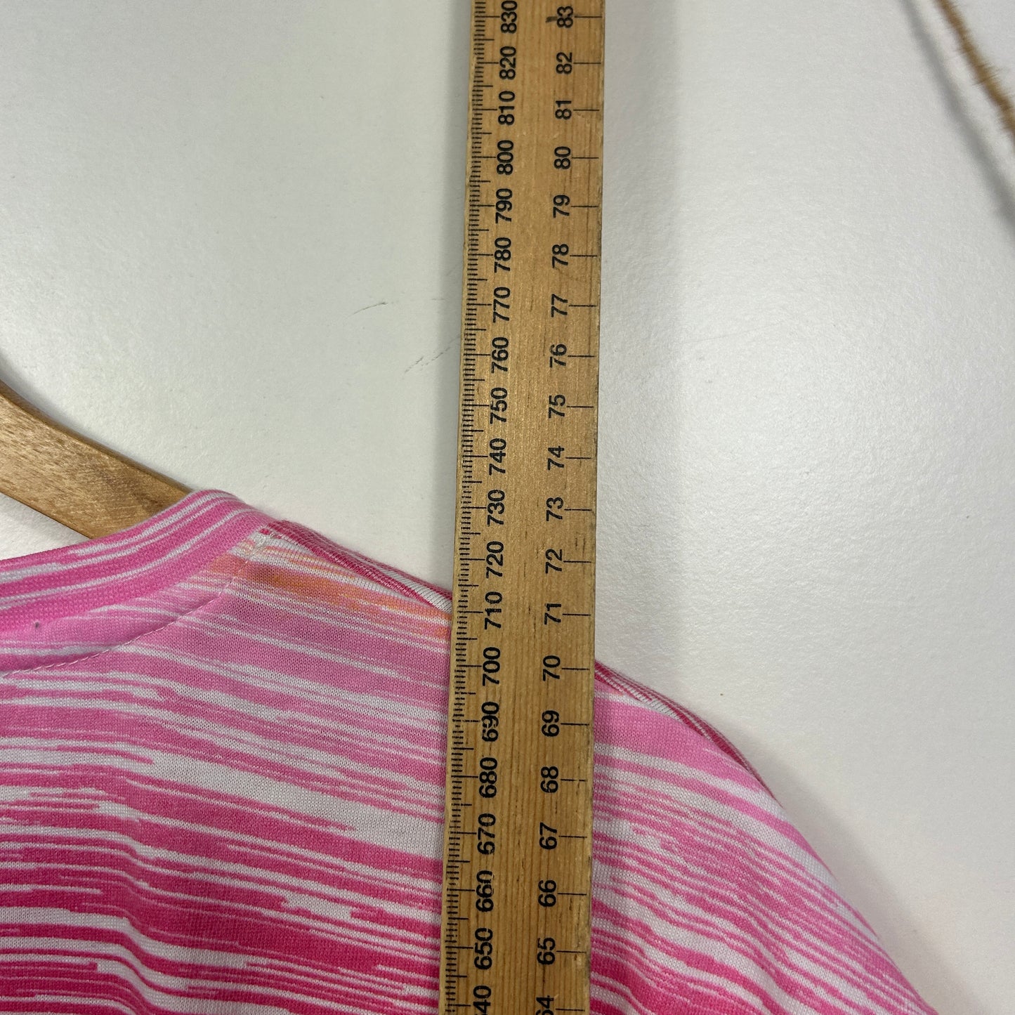 Prodigy Clothing Multicoloured Striped Activewear Top - Size Large