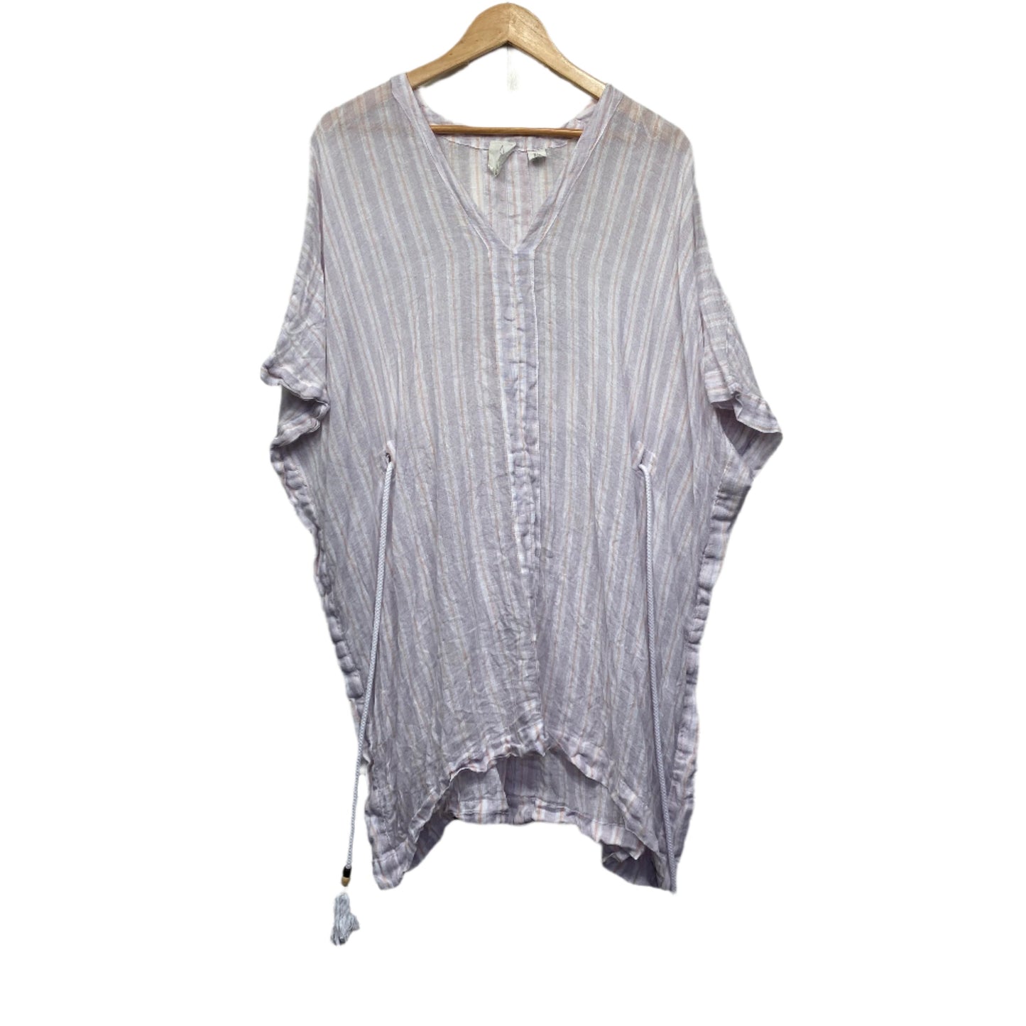 Joie Linen Kaftan Swim Cover Up Top Size 14 Large