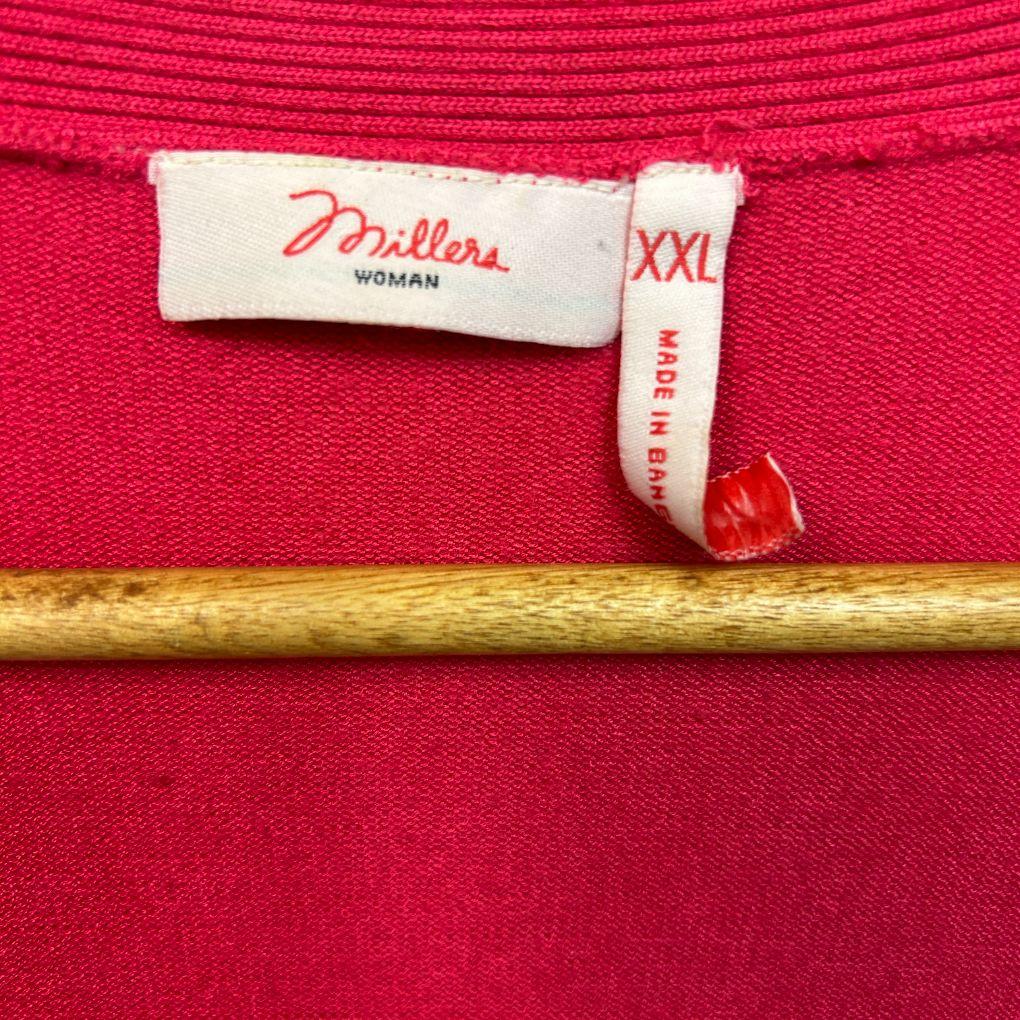 Millers Red Cardigan - Size XXL