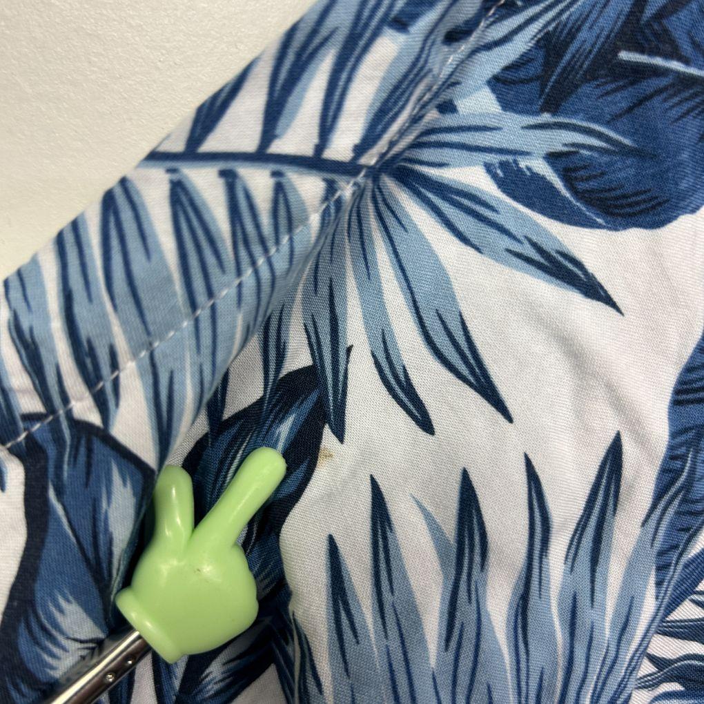 Katies Blue Tropical Cold-Shoulder Top - Size 16