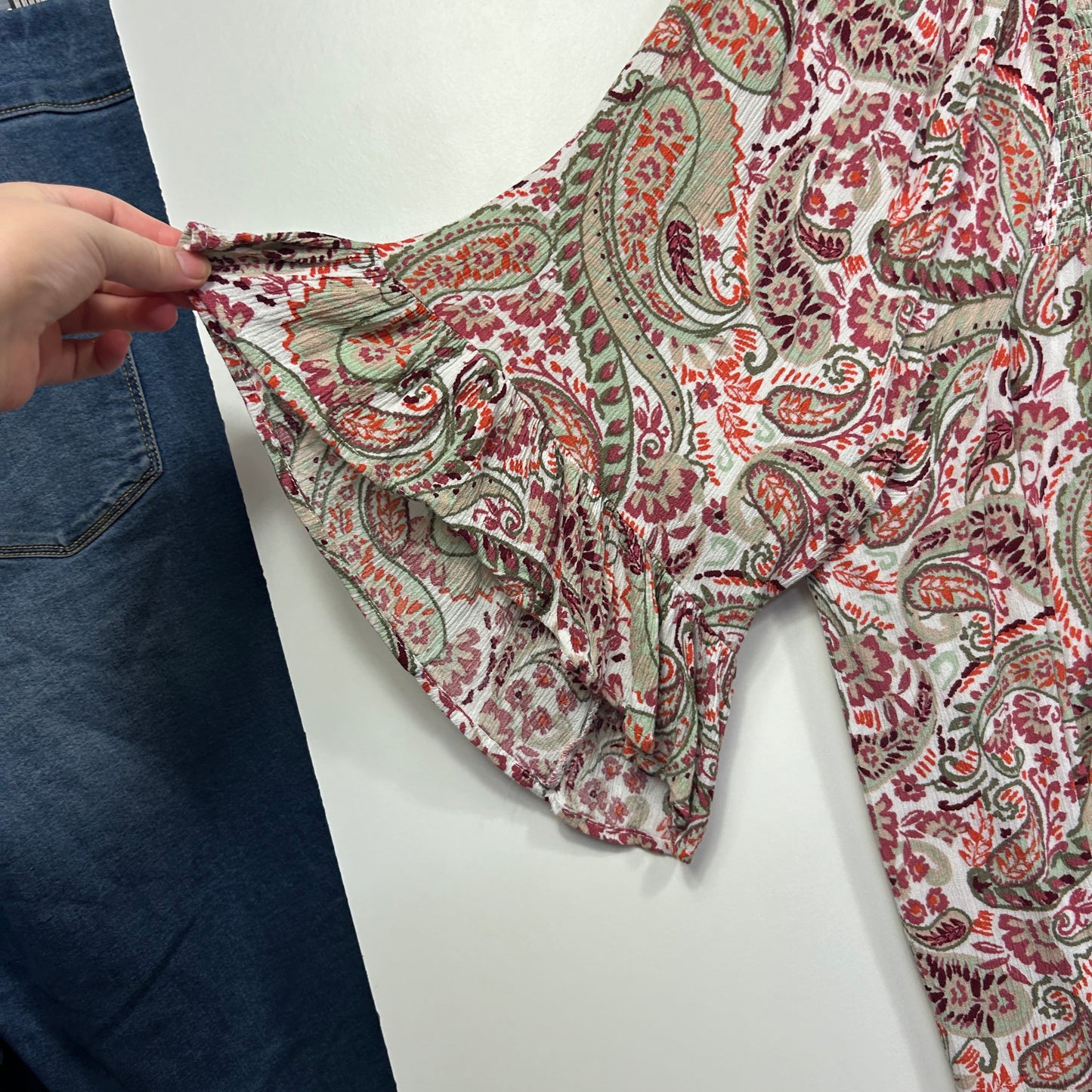 Autograph Paisley Print Tunic Top - Size 22