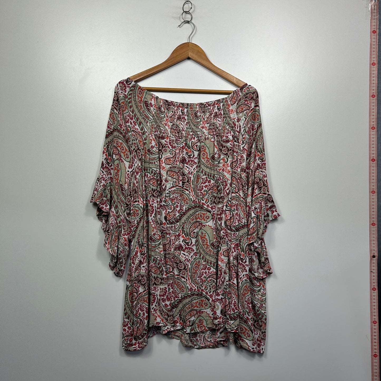 Autograph Paisley Print Tunic Top - Size 22