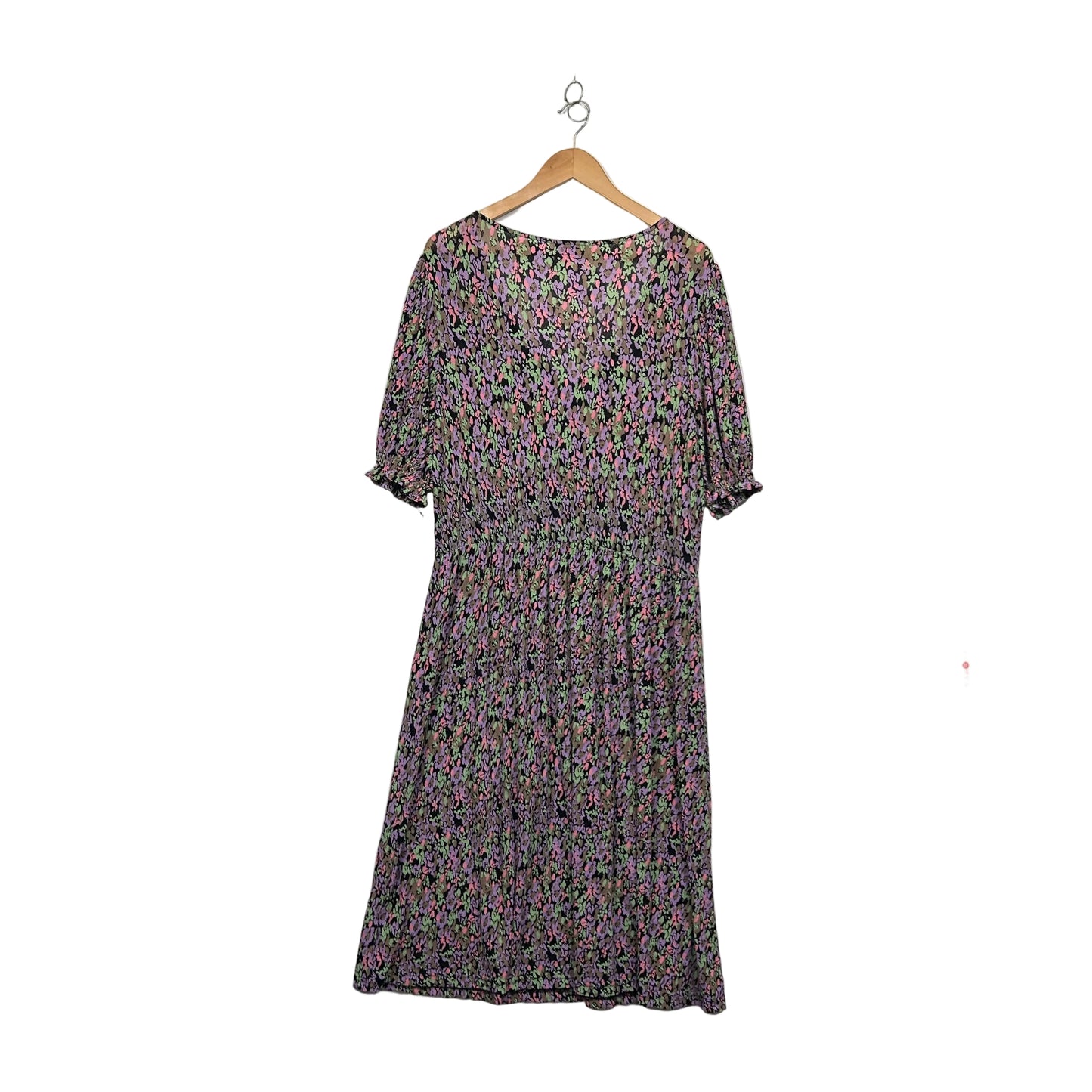 Suzanne Grae Multicoloured Floral Print Shift Dress - Size Large