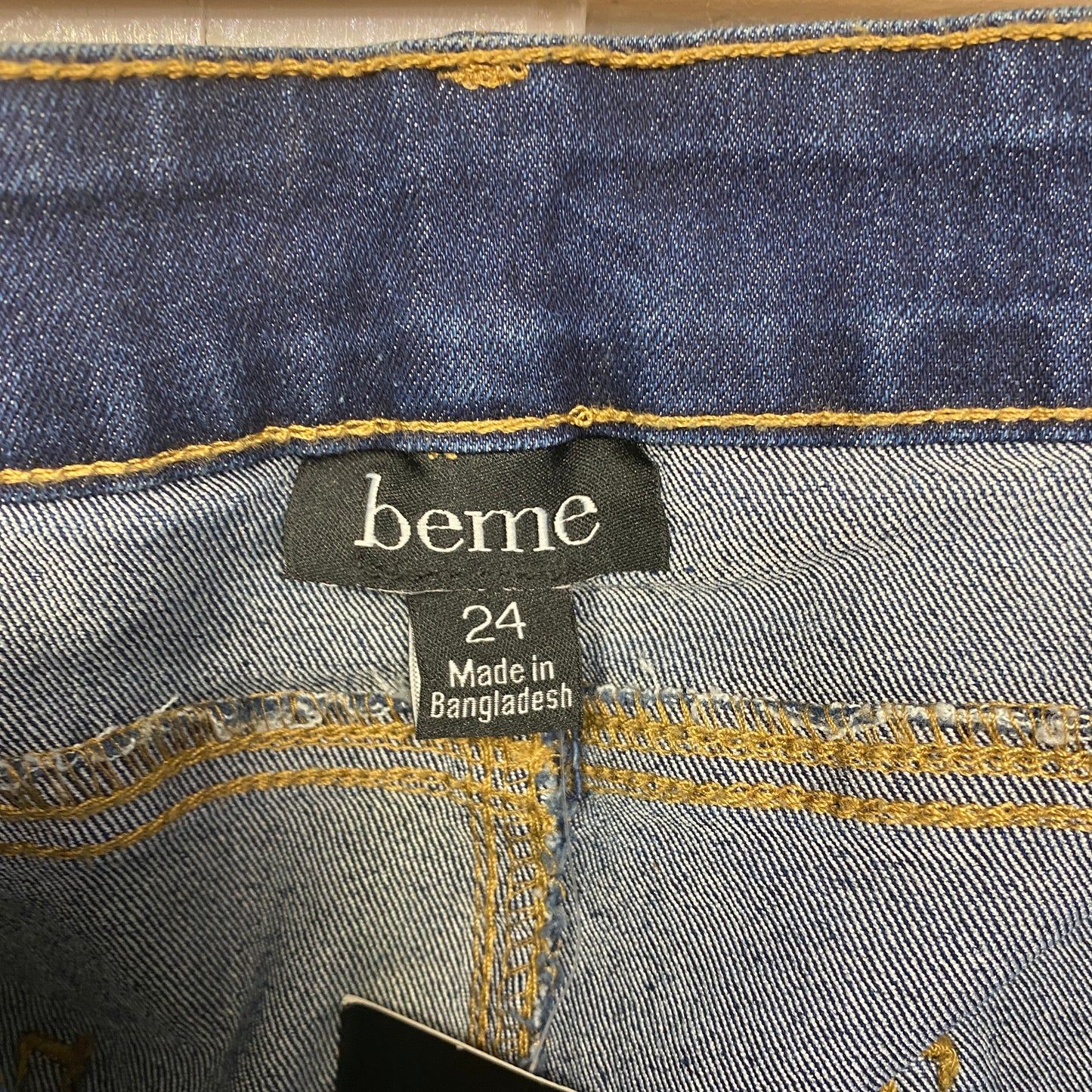 Beme Jeans Size 24 Blue Mid Wash Skinny