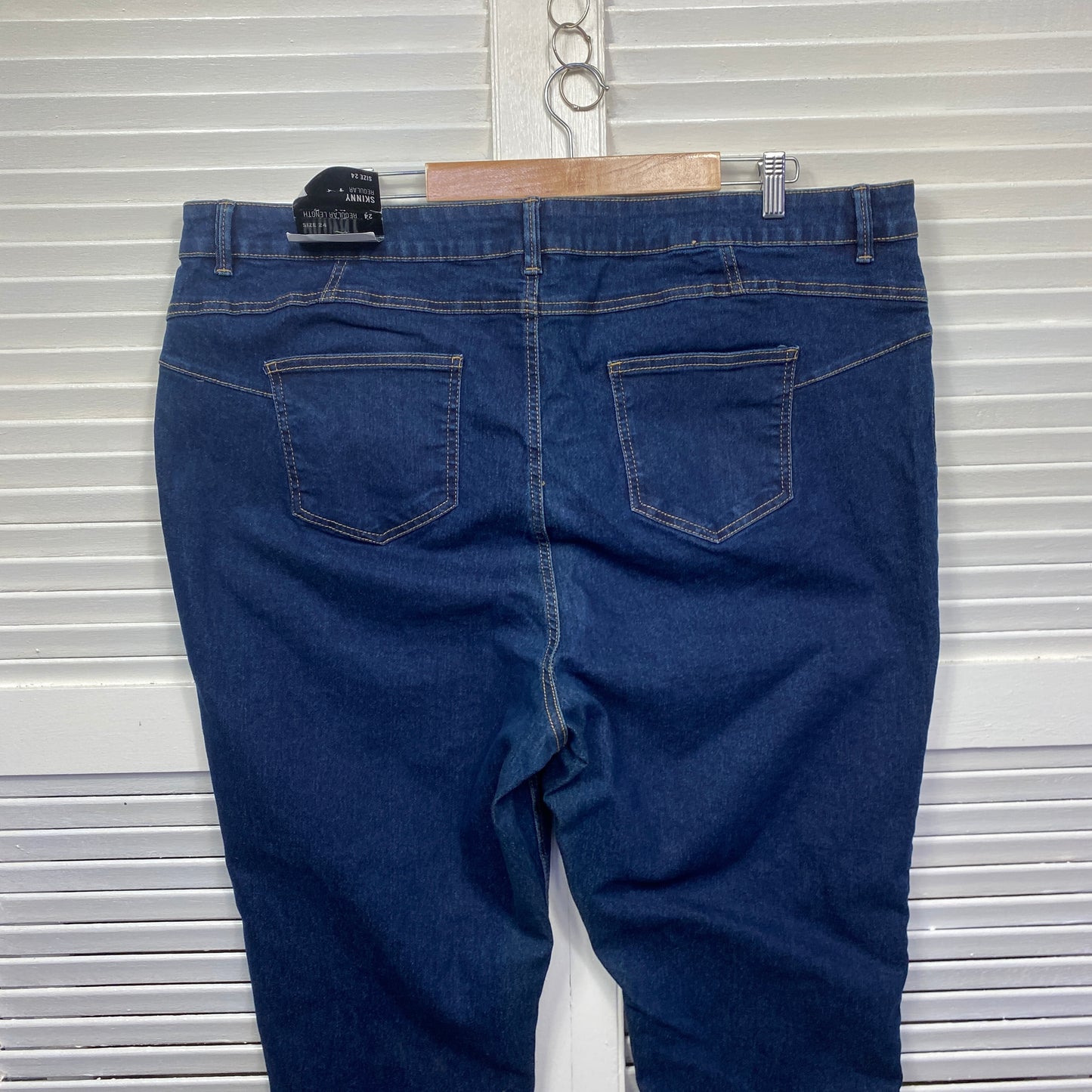 Beme Jeans Size 24 Blue Mid Wash Skinny