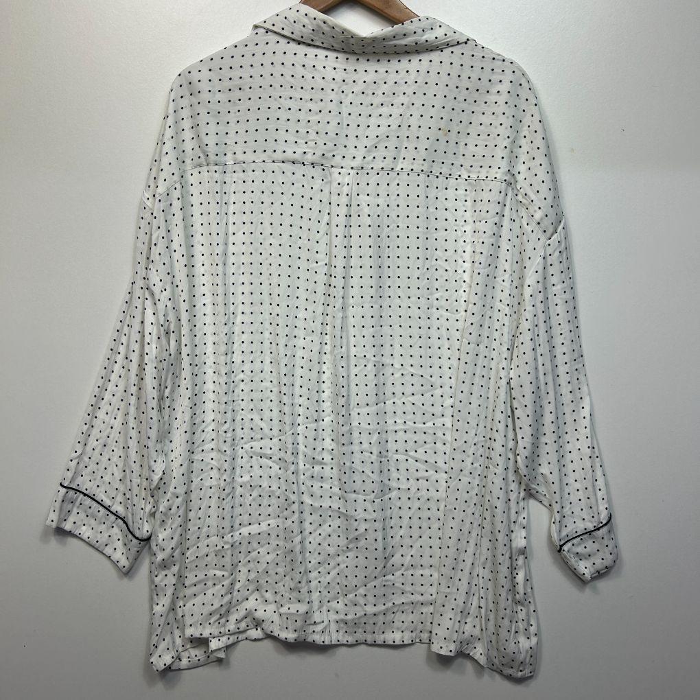 Anko White Spot Sleep Shirt - Size 26